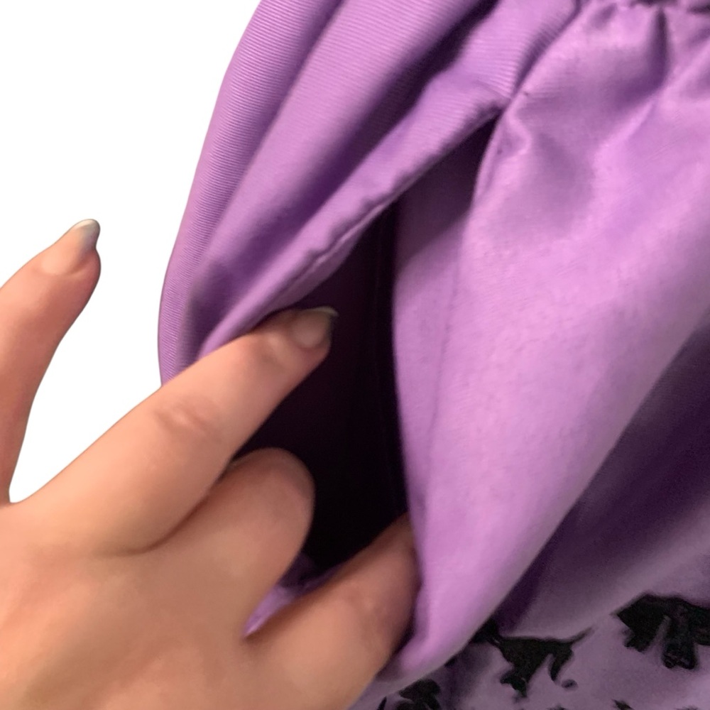 Studio Ghibli Kiki’s Delivery Service XL Purple Black Suspender Skirt Cosplay - Picture 6 of 10